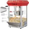 VEVOR Popcornmaschine Popcornautomat Popcorngerät 850 W, 8 oz Kessel für 48 Tassen pro Ladung