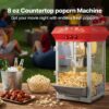 VEVOR Popcornmaschine Popcornautomat Popcorngerät 850 W, 8 oz Kessel für 48 Tassen pro Ladung – Bild 2