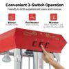 VEVOR Popcornmaschine Popcornautomat Popcorngerät 850 W, 8 oz Kessel für 48 Tassen pro Ladung – Bild 5