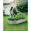 VEVOR Hochbeet Metall 1800x900x290 mm, Pflanzbeet, Pflanzkasten mit offenem Boden & abgerundeten Kanten – Bild 2