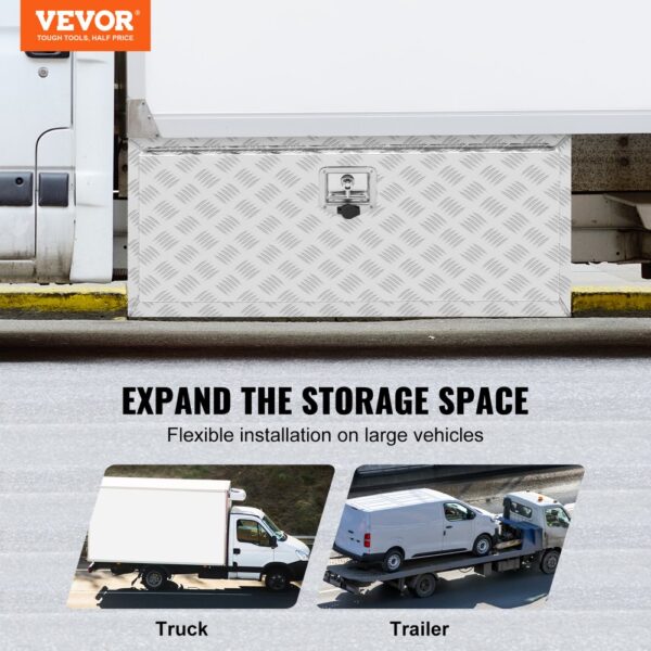 VEVOR Truckbox Werkzeugbox Anhängerbox Werkzeugkasten 914x430x460mm Pickup-Aufbewahrungsbox – Bild 2