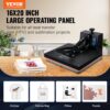 VEVOR Wärmepresse 1700 W Leistung, schnelles Aufheizen, Hochdruck-Wärmepresse für T-Shirts – Bild 2