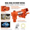 VEVOR Kraftstoff-Transferpumpe, 12 V, 75,7 L/min, 1/4 PS, Ethanol- & Methanolmischungen – Bild 5 VEVOR Kraftstoff-Transferpumpe, 12 V, 75,7 L/min, 1/4 PS, Ethanol- & Methanolmischungen – Bild 5