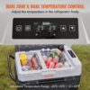 VEVOR Camping Kühlschrank 53 L Kühlbox, 12 / 24 V Rollbare Elektrische Gefrierbox 2 in 1 Doppelzone, Lkw – Bild 3