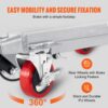 VEVOR Scherenhubtisch hydraulisch 230 kg Tragfähigkeit Hubtischwagen 220–720 mm Hubbereich Hubtisch Werkstatt – Bild 4