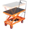 VEVOR Scherenhubtisch hydraulisch 500 kg Tragfähigkeit Hubtischwagen 285–900 mm Hubbereich Hubtisch Werkstatt