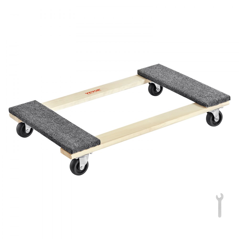 VEVOR Möbelwagen, 4 Räder, 2 Stück, 40,6 x 27,9 cm, 227,8 kg Kapazität
