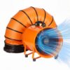 VEVOR Bauventilator 367-W-AC-Motor Baugebläse 2800 U/min Baulüfter Gebläse 2574 CFM (4373 m3/h) Axiallüfter VEVOR Bauventilator 367-W-AC-Motor Baugebläse 2800 U/min Baulüfter Gebläse 2574 CFM (4373 m3/h) Axiallüfter