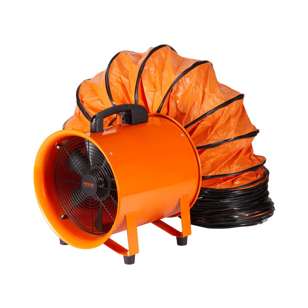 VEVOR Bauventilator 255-W-AC-Motor Baugebläse 2830 U/min Baulüfter Gebläse 1720 CFM (2922 m3/h) Axiallüfter