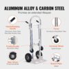 VEVOR 2-in-1 Sackkarre Klappbar 0,686kg Tragfähigkeit Transportkarre Aluminiumlegierung & Kohlenstoffstahl ⇋ – Bild 4