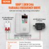 VEVOR Frequenzumrichter, 7,5 kW, 34 A, 10 PS, 1-phasiger 220-V-Eingang auf 3-phasigen 220-V-Ausgang – Bild 2